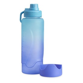 Garrafa Plástica 1,1L com Base de Silicone Personalizada