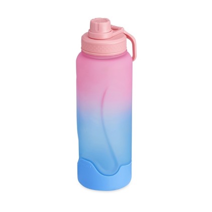 Garrafa Plástica 1,1L com Base de Silicone Personalizada