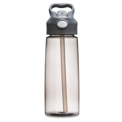 Garrafa Plástica 650ml com Canudo Personalizada