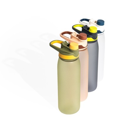 Garrafa Plástica 900ml com Tampa e Alça Personalizada