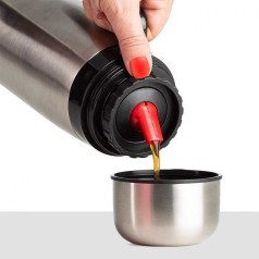 Garrafa Térmica Inox 1L com Alça Personalizada