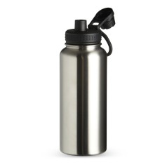 Garrafa Térmica Inox 1L com Alça e Bocal Personalizada