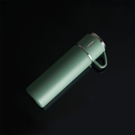 Garrafa Térmica Inox 450ml com Caneca Personalizada