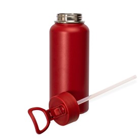 Garrafa Térmica Inox 900ml com Canudo Personalizada