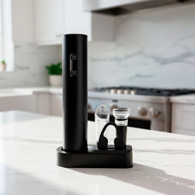 Kit Abridor de Vinho Elétrico 5 Peças Personalizado