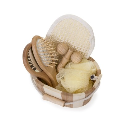 Kit Banho 5 Peças com Balde Personalizado