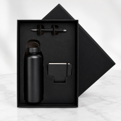 Kit Boas-Vindas Preto 3 Peças Personalizado