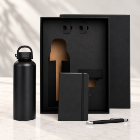 Kit Boas-Vindas Preto 3 Peças Personalizado