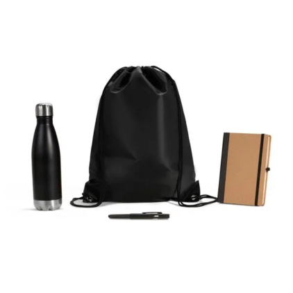 Kit Boas-Vindas Preto 4 Peças Personalizado
