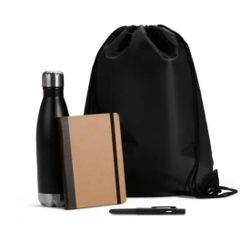 Kit Boas-Vindas Preto 4 Peças Personalizado