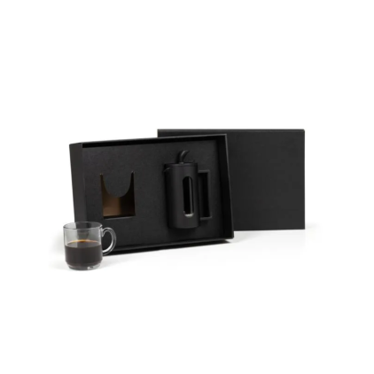 Kit Café com Prensa Francesa e Caneca Personalizado