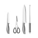 Kit Churrasco 4 Peças em Inox Personalizado