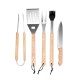 Kit Churrasco 5 Peças em Inox com Maleta Personalizado