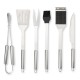 Kit Churrasco 6 Peças em Inox Personalizado