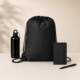 Kit Corporativo Preto 4 Peças Personalizado