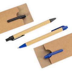 Kit Ecológico Caneta e Lapiseira Papelão Personalizados