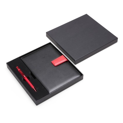 Kit Executivo 2 Peças com Caderneta em PU Personalizado