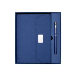Kit Executivo 2 Peças com Caderneta em PU Personalizado