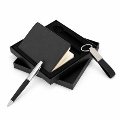 Kit Executivo com Caderneta e Chaveiro Personalizado