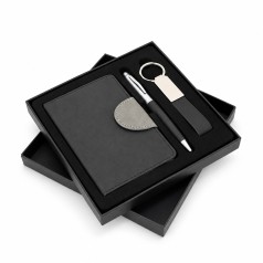 Kit Executivo com Caderneta e Chaveiro Personalizado