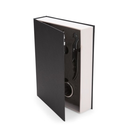 Kit Vinho 5 Peças em Estojo Livro Personalizado