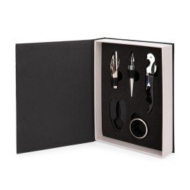 Kit Vinho 5 Peças em Estojo Livro Personalizado