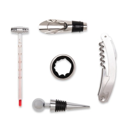 Kit Vinho 5 Peças em Estojo MDF Personalizado