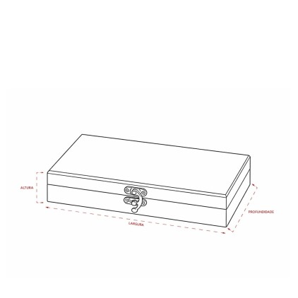 Kit Vinho 5 Peças em Estojo MDF Personalizado