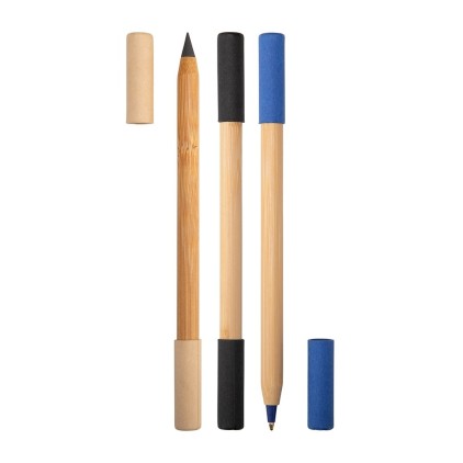 Lápis Infinito Bambu Multifuncional Personalizado