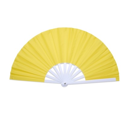 Leque de Plástico e Tafetá Personalizado