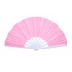 Leque de Plástico e Tafetá Personalizado