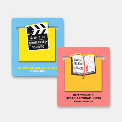 Marcador de Página Magnético com Card Personalizado