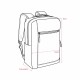 Mochila Notebook 15L em Poliéster Personalizada