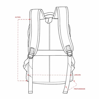 Mochila Oxford 23 litros  Personalizada