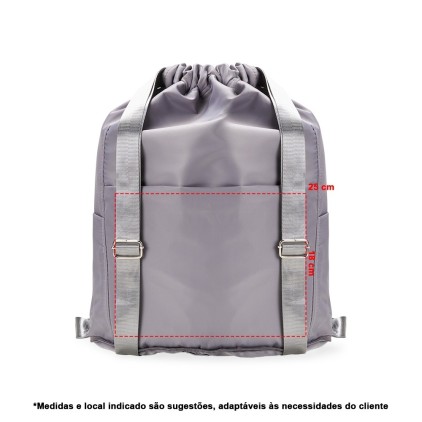 Mochila Saco Impermeável Antifurto 19L Personalizada