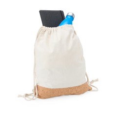 Mochila Saco de Lona e Cortiça Sustentável Personalizada