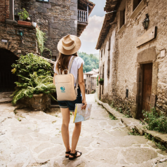 Mochila em Juco Sustentável Personalizada