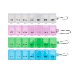 Porta Comprimidos Semanal Plástico Personalizado