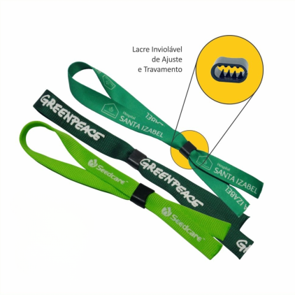 Pulseira de Tecido Personalizada para Eventos