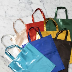 Sacola TNT Metalizada Personalizada Grande