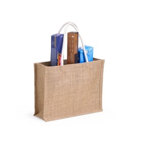 Sacola de Juta com Alças Reforçadas Personalizada