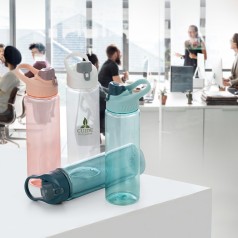 Garrafa Plástica 700ml com Trava e Alça Personalizada