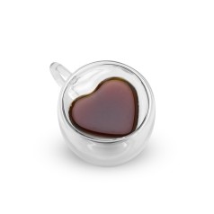 Xícara de Vidro 80ml Parede Dupla Personalizada