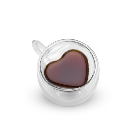 Xícara de Vidro 80ml Parede Dupla Personalizada