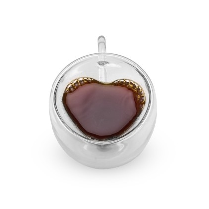 Xícara de Vidro 80ml Parede Dupla Personalizada