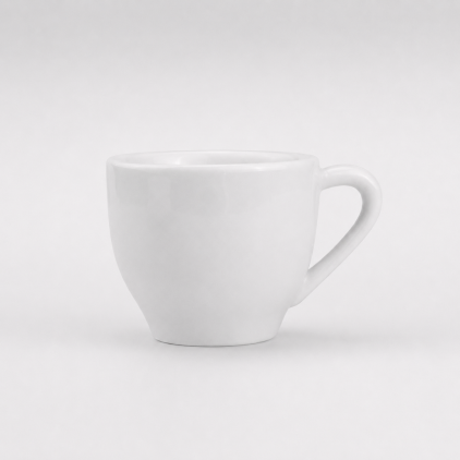 Xícara de Café Paris Branca 80ml Personalizada