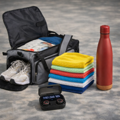 Kit Fitness Personalizado com 4 Peças Premium