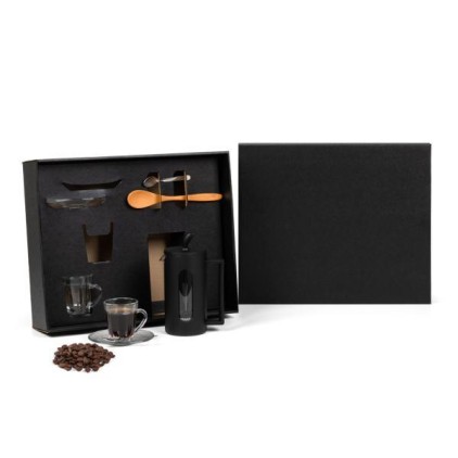 Kit Café com Prensa Francesa em Vidro Personalizado